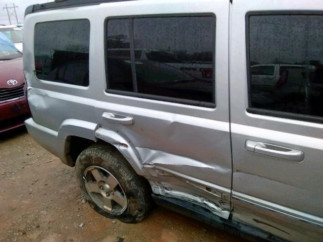 1J4RG4GK8AC156962 - 2010 JEEP COMMANDER Gümüş foto 10