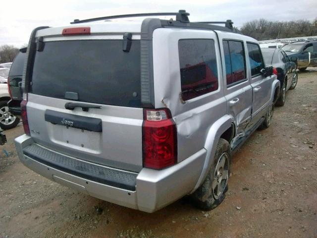 1J4RG4GK8AC156962 - 2010 JEEP COMMANDER Gümüş foto 4