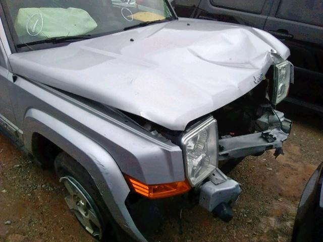 1J4RG4GK8AC156962 - 2010 JEEP COMMANDER Gümüş foto 9