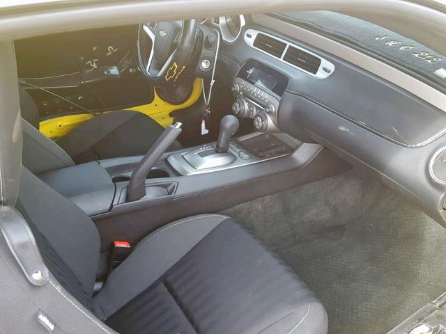 2G1FA1E36E9284160 - 2014 CHEVROLET CAMARO LS YELLOW photo 5