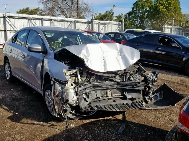 3N1AB7AP3GY267896 - 2016 NISSAN SENTRA S SILVER photo 1