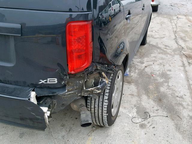 JTLKE50E491076142 - 2009 TOYOTA SCION XB Қара фото 9