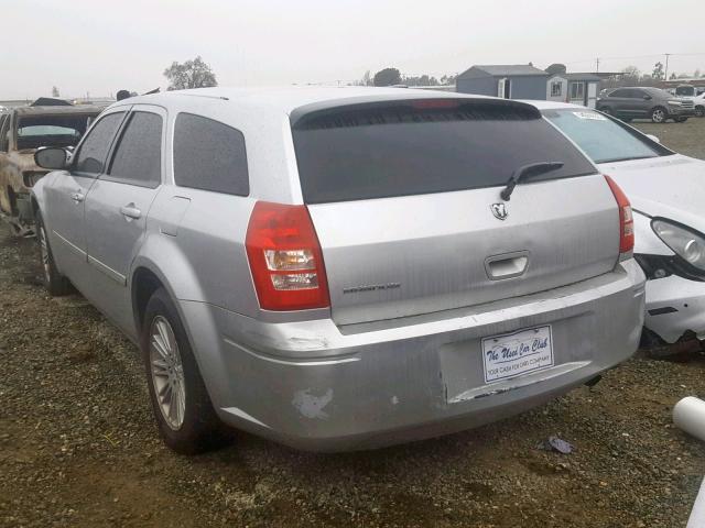 2D4FV47T26H131098 - 2006 DODGE MAGNUM SE SILVER photo 3