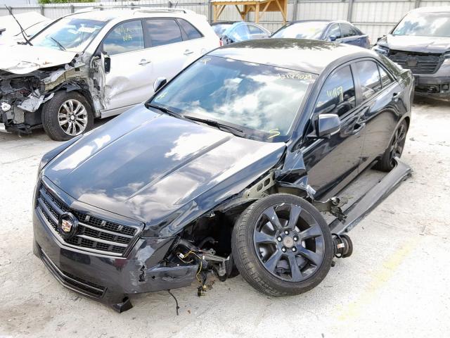 1G6AB5RA5E0131152 - 2014 CADILLAC ATS LUXURY BLACK photo 2