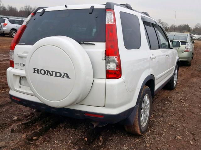 JHLRD78925C030505 - 2005 HONDA CR-V SE WHITE photo 4