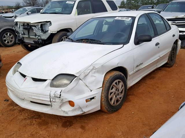 1G2JB524117139885 - 2001 PONTIAC SUNFIRE SE WHITE photo 2