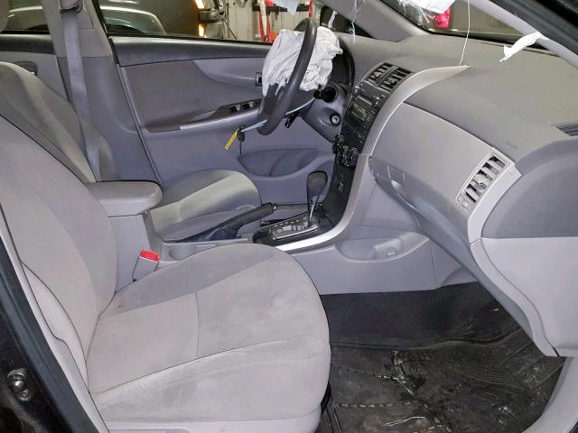 1NXBU4EE7AZ277369 - 2010 TOYOTA COROLLA BA GRAY photo 5