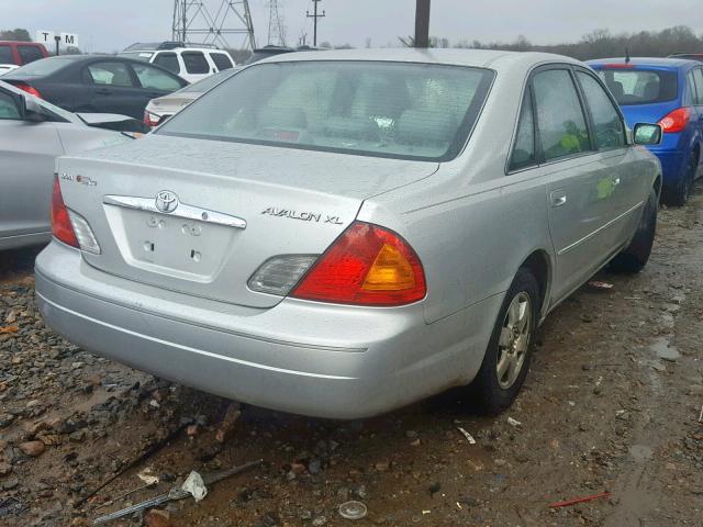 4T1BF28BX2U203168 - 2002 TOYOTA AVALON XL SILVER photo 4