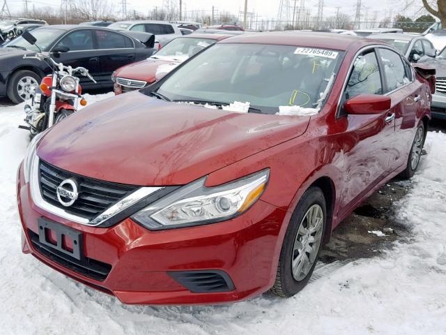 1N4AL3AP3HC261762 - 2017 NISSAN ALTIMA 2.5 BURGUNDY photo 2