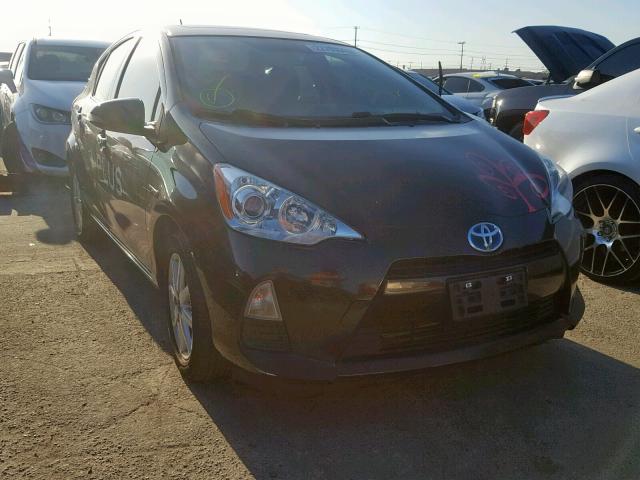 JTDKDTB38E1080638 - 2014 TOYOTA PRIUS C BLACK photo 1