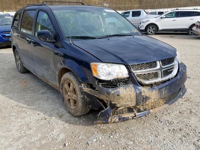 2C4RDGCG5CR365104 - 2012 DODGE GRAND CARA BLUE photo 1