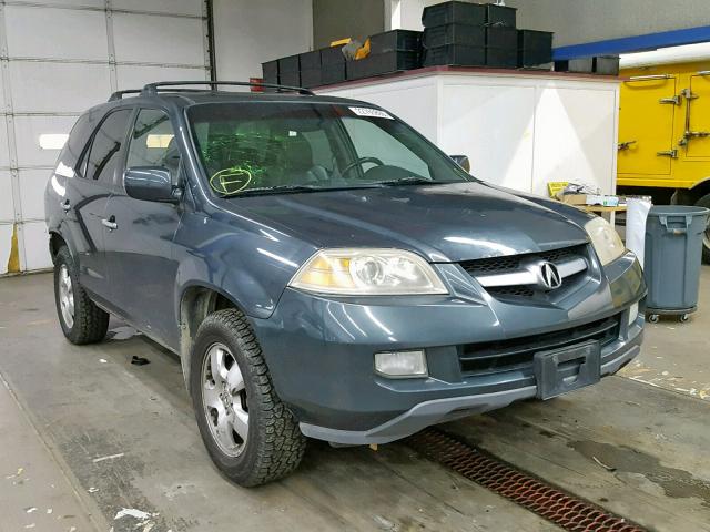 2HNYD18246H512491 - 2006 ACURA MDX BLUE photo 1