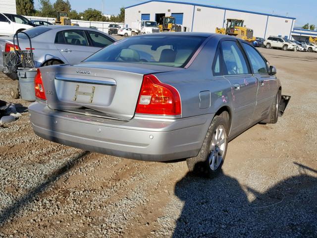 YV1TS59H841377361 - 2004 VOLVO S80 2.5T SILVER photo 4