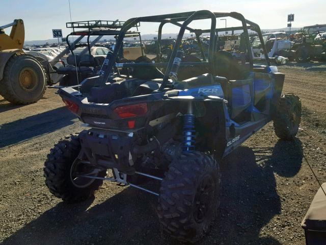 3NSVFE995FF375278 - 2015 POLARIS RZR XP 4 1 BLUE photo 4