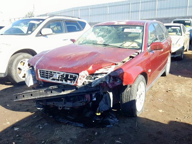 YV1VW27594F055836 - 2004 VOLVO V40 1.9T RED photo 2