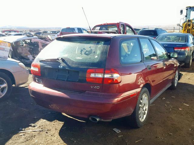 YV1VW27594F055836 - 2004 VOLVO V40 1.9T RED photo 4