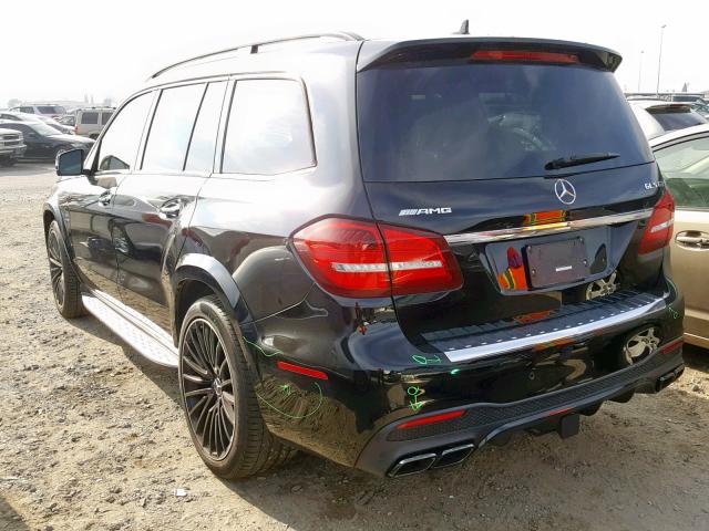 4JGDF7FE9HA861075 - 2017 MERCEDES-BENZ GLS 63 AMG BLACK photo 3