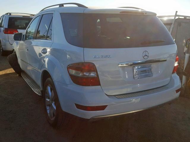 4JGBB5GB6AA567408 - 2010 MERCEDES-BENZ ML 350 白色 照片 3
