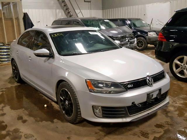 3VW467AJ7CM124877 - 2012 VOLKSWAGEN JETTA GLI SILVER photo 1