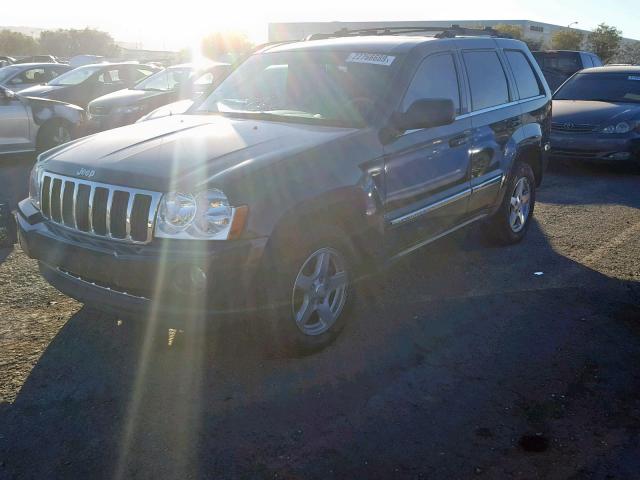 1J4HS58NX5C726930 - 2005 JEEP GRAND CHER GRAY photo 2