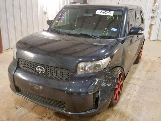 JTLKE50E281028881 - 2008 TOYOTA SCION XB Қара фото 2