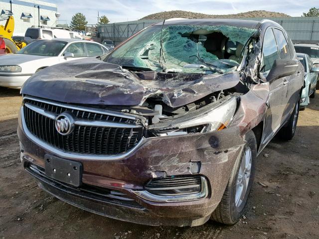 5GAEVAKW7JJ254798 - 2018 BUICK ENCLAVE ES MAROON photo 2