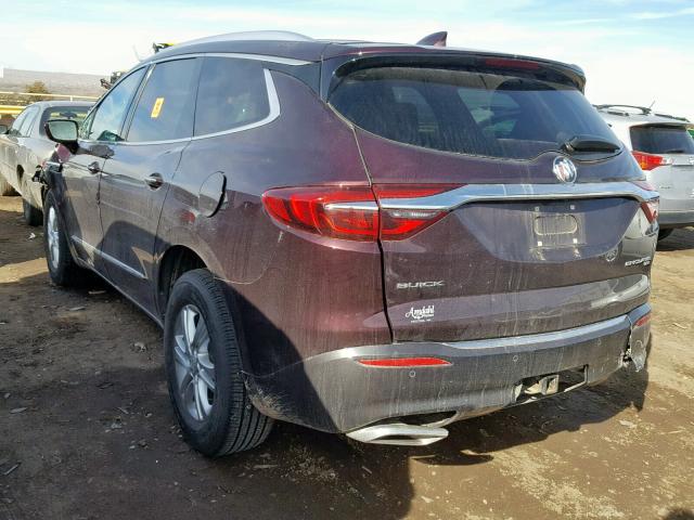 5GAEVAKW7JJ254798 - 2018 BUICK ENCLAVE ES MAROON photo 3