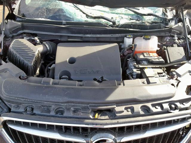 5GAEVAKW7JJ254798 - 2018 BUICK ENCLAVE ES MAROON photo 7