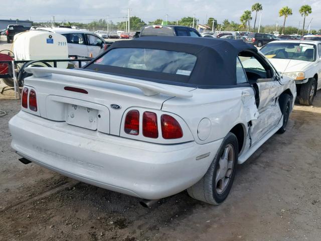 1FAFP45X8WF276134 - 1998 FORD MUSTANG GT WHITE photo 4