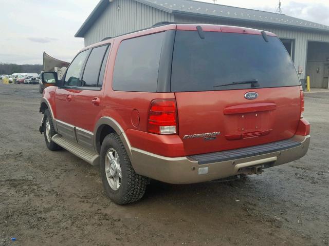 1FMFU18L53LC49962 - 2003 FORD EXPEDITION RED photo 3