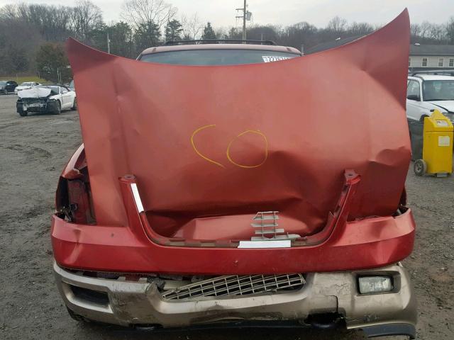 1FMFU18L53LC49962 - 2003 FORD EXPEDITION RED photo 9