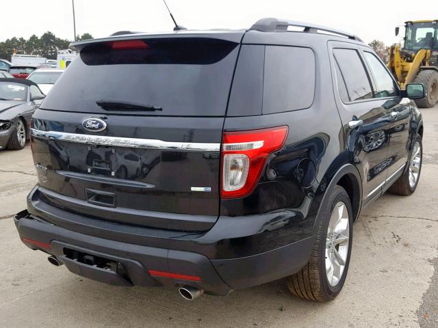 1FM5K8F85EGC57824 - 2014 FORD EXPLORER L BLACK photo 4