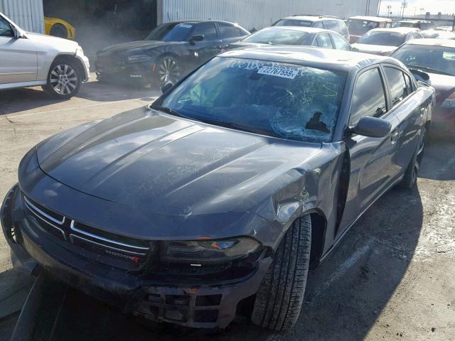 2C3CDXBG8HH537649 - 2017 DODGE CHARGER SE GRAY photo 9