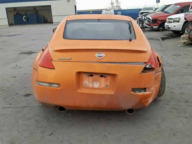 JN1BZ34D57M504904 - 2007 NISSAN 350Z COUPE ORANGE photo 6