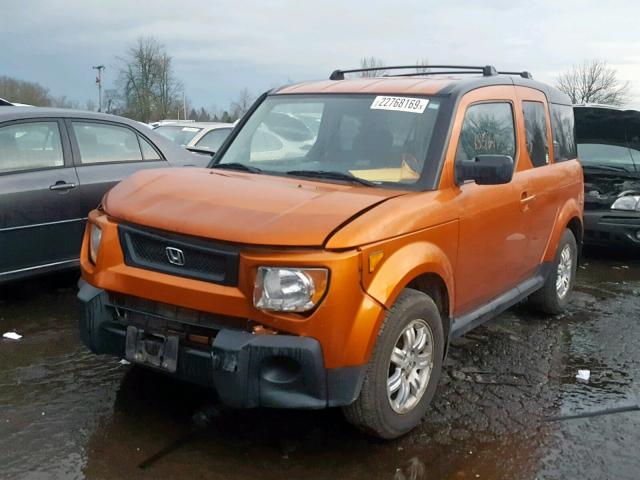 5J6YH28716L021725 - 2006 HONDA ELEMENT EX ORANGE photo 2