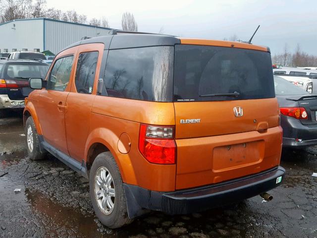 5J6YH28716L021725 - 2006 HONDA ELEMENT EX ORANGE photo 3