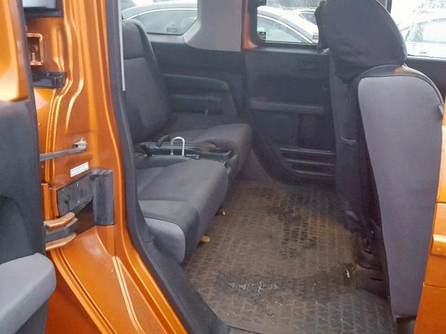 5J6YH28716L021725 - 2006 HONDA ELEMENT EX ORANGE photo 6