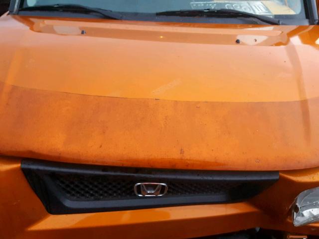 5J6YH28716L021725 - 2006 HONDA ELEMENT EX ORANGE photo 7