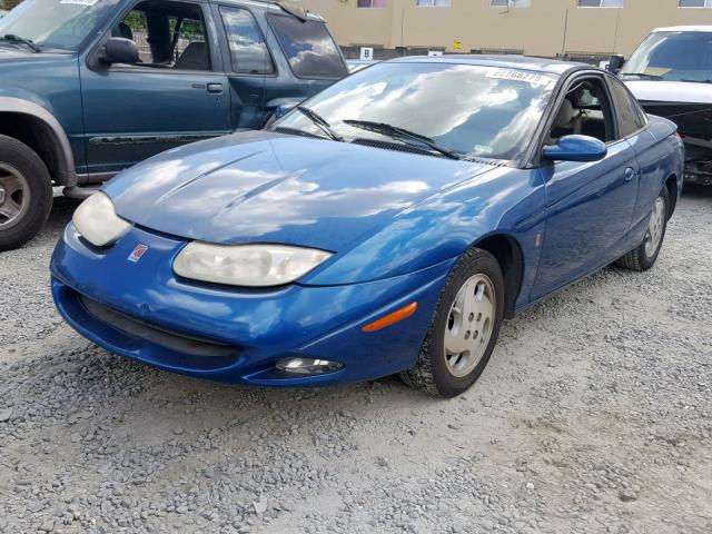 1G8ZY12772Z290648 - 2002 SATURN SC2 Blau Foto 2