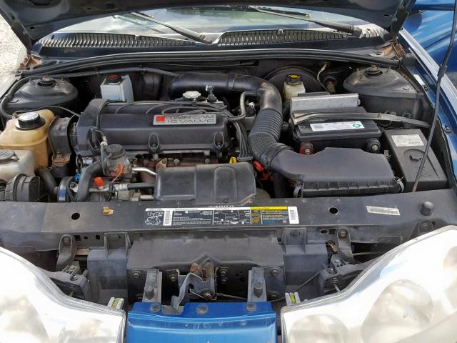1G8ZY12772Z290648 - 2002 SATURN SC2 Blau Foto 7