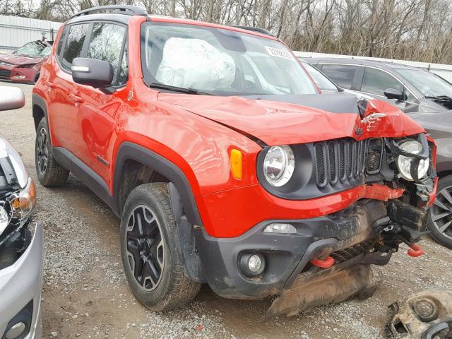 ZACCJBCB5HPF01765 - 2017 JEEP RENEGADE T RED photo 1