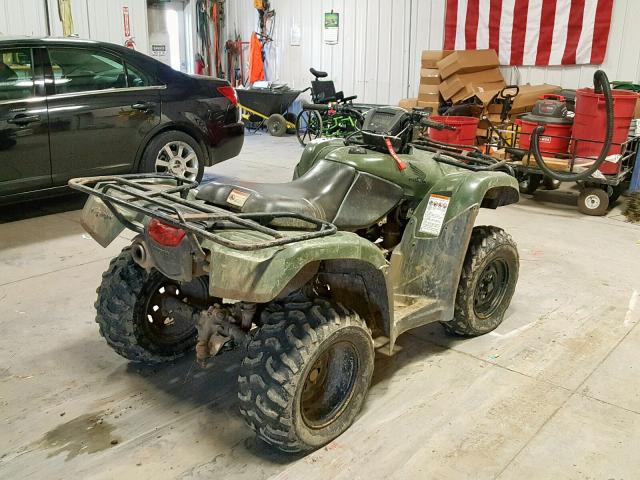 1HFTE38FXD4103438 - 2013 HONDA TRX500 FPM GREEN photo 4