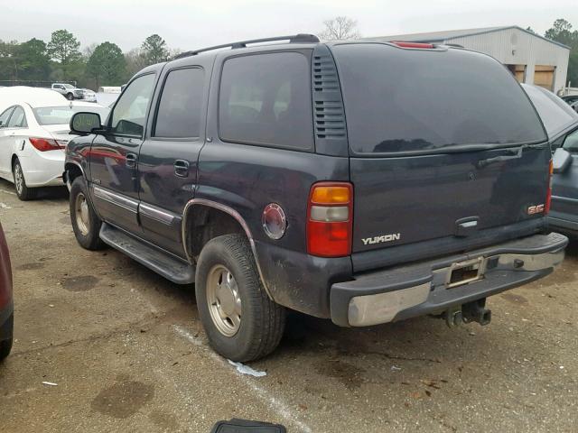 1GKEK13Z33J207016 - 2003 GMC YUKON GRAY photo 3