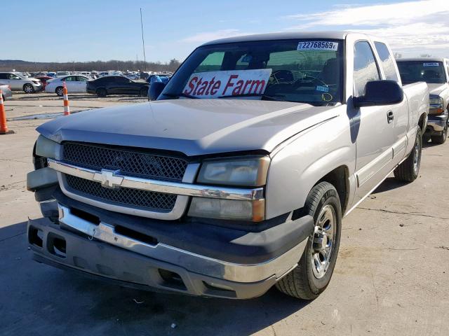 2GCEC19T251343419 - 2005 CHEVROLET SILVERADO SILVER photo 2