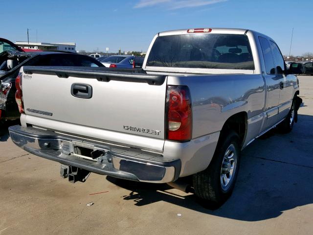 2GCEC19T251343419 - 2005 CHEVROLET SILVERADO SILVER photo 4