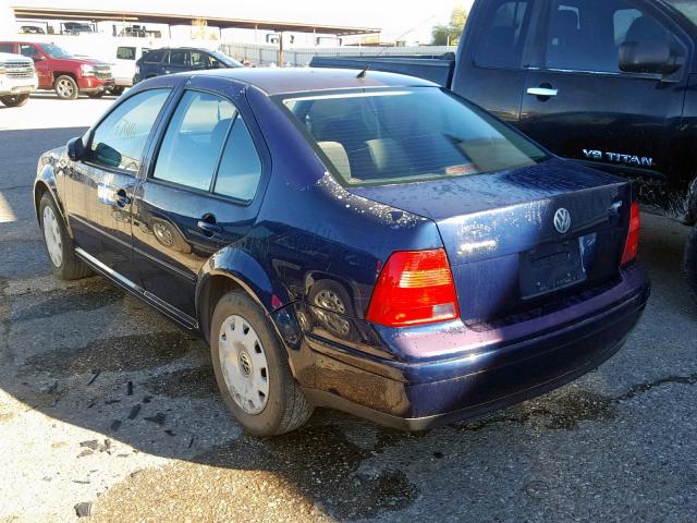 3VWSK69M42M118755 - 2002 VOLKSWAGEN JETTA GLS BLUE photo 3