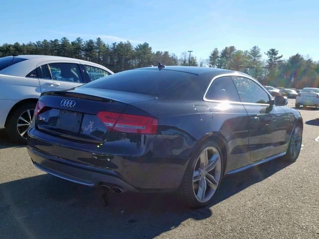 WAUVVAFR4BA063616 - 2011 AUDI S5 PRESTIG BLACK photo 4