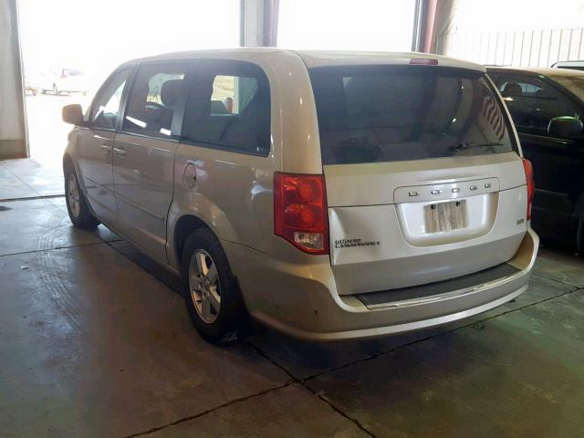 2C4RDGCG4DR522915 - 2013 DODGE GRAND CARA თაფლისფერი ფოტო 3