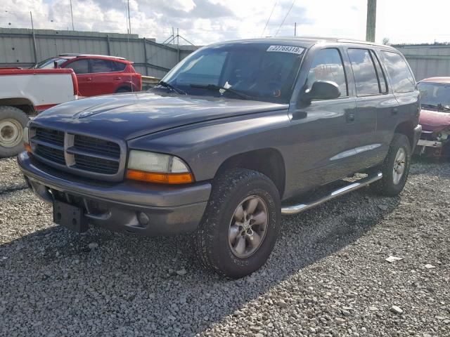 1D4HS38N93F574986 - 2003 DODGE DURANGO SP GRAY photo 2