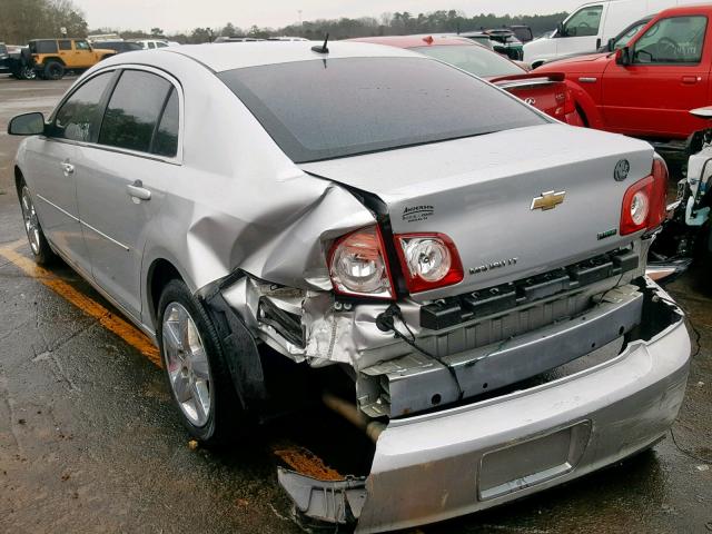 1G1ZD5E00AF277109 - 2010 CHEVROLET MALIBU 2LT SILVER photo 3